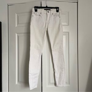 Express | Mid-rise skinny jeans, white